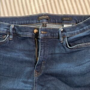 Banana Republic Dark Blue Slim Jeans 34x36